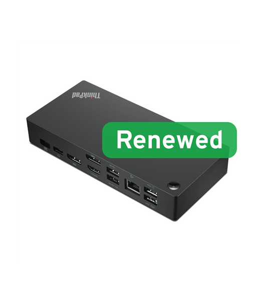 Lenovo Renewed ThinkPad Universal USB-C Dock 40AY 90W Used incl. PSU
