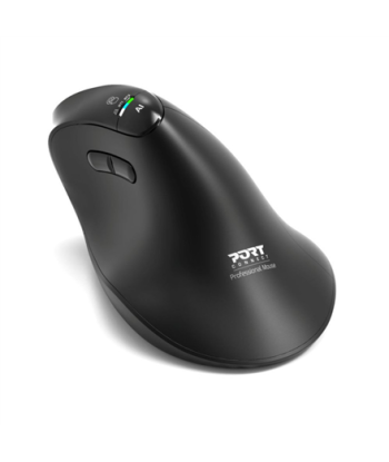 PORT CONNECT Mouse, ERGO AUDITOR, Wireless, Bluetooth, 2.4 GHz, Black