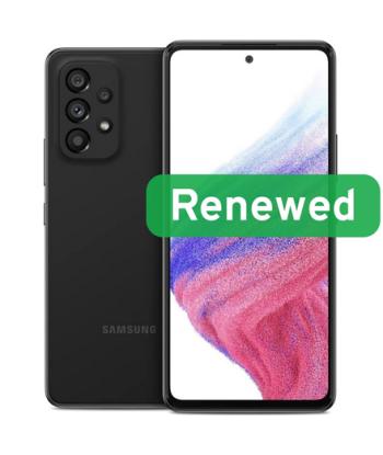 Samsung Renewed Grade A, Galaxy A53 5G, Blue Black, 6.5", 128 GB, 5G