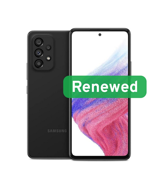 Samsung Renewed Grade A, Galaxy A53 5G, Blue Black, 6.5", 128 GB, 5G