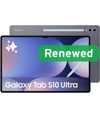 Samsung Renewed, Grade A, Galaxy Tab S10 Ultra, Moonstone Gray, 256 GB, Android