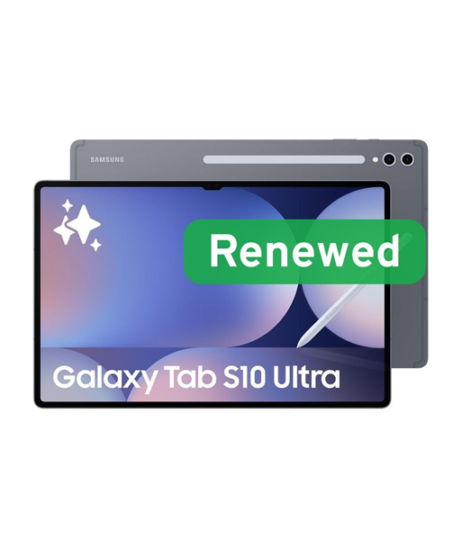 Samsung Renewed, Grade A, Galaxy Tab S10 Ultra, Moonstone Gray, 256 GB, Android