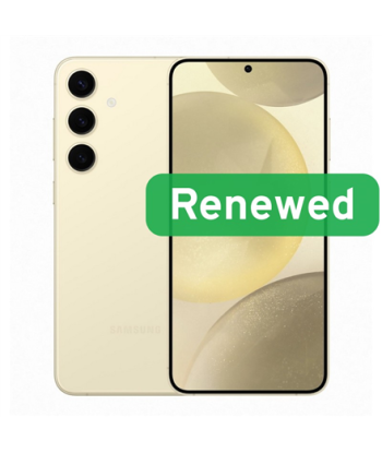 Samsung Renewed Grade B, Galaxy S24, Amber Yellow, 6.2", 128 GB, 5G