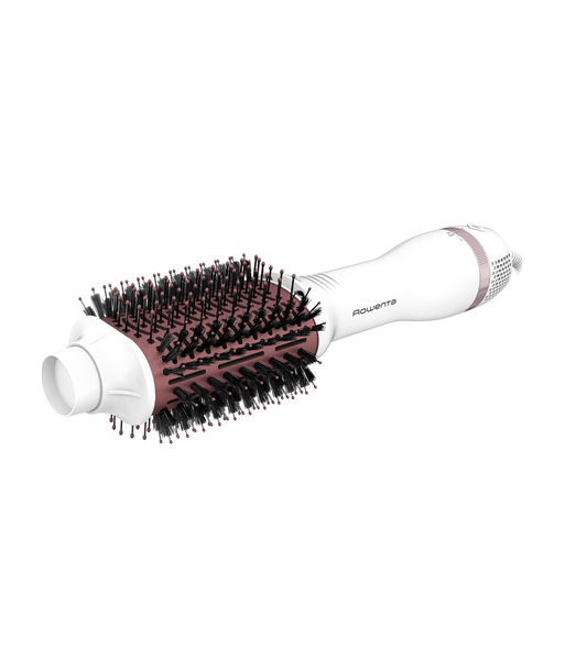 Rowenta Hot air brush, CF6135F0, Ion conditioning, Number of heating levels 3, Temperature (max) 230 °C, White/Pink