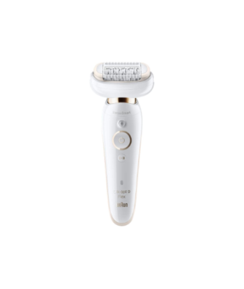 Braun Epilator, Silk-épil 9 Flex SES9-030 3D, Operating time (max) 50 min, Number of power levels 2, Wet & Dry, White