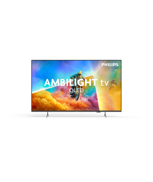 Philips 55PQS8501/12, 4K QLED Ambilight TV, 55, Smart TV, Titan OS, UHD, Black