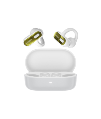 Lenovo Open-Ear Clip-on Earbuds, X500, Built-in microphone, Bluetooth, White