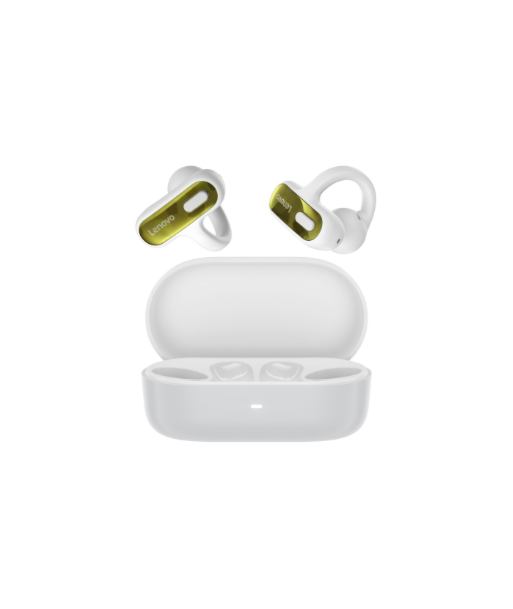 Lenovo Open-Ear Clip-on Earbuds, X500, Built-in microphone, Bluetooth, White