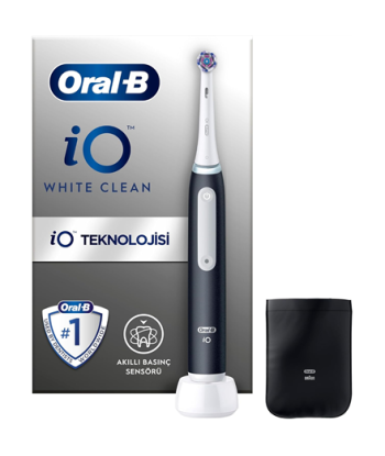 Hambahari Oral-B, iO White Clean, Rechargeable, For adults, Number of brush heads included 1, Number of teeth brushing modes 2