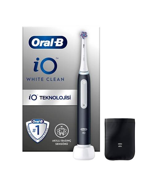 Hambahari Oral-B, iO White Clean, Rechargeable, For adults, Number of brush heads included 1, Number of teeth brushing modes 2