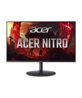 Acer Nitro XF27FX Ergo, 27", IPS, FHD, 16:9, 240 Hz, 0.5 ms, 1920 x 1080 pixels, 250 cd/m², HDMI ports quantity 2, Black