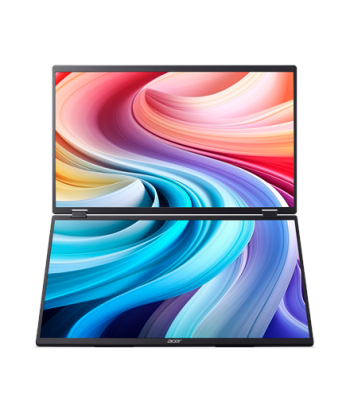 Acer PD193QEbmiuux, 18.5", IPS, FHD, 16:9, 100 Hz, 4 ms, 2x 1920 x 1080 pixels, 250 cd/m², HDMI ports quantity 1, Black