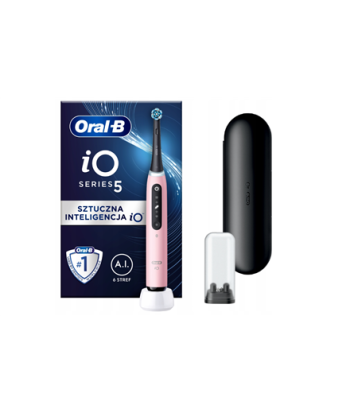 Oral-B Electric Toothbrush, iO5 Series, Rechargeable, For adults, Number of brush heads included 1, Number of teeth brushing