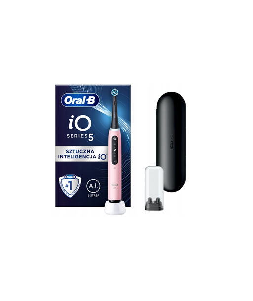 Oral-B Electric Toothbrush, iO5 Series, Rechargeable, For adults, Number of brush heads included 1, Number of teeth brushing