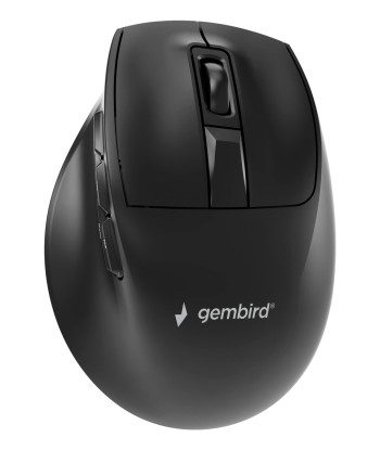 Gembird Triple-mode mouse, MUSW3-9B-01, Wireless, 2.4G, Bluetooth, Black