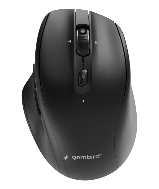 Gembird Dual-mode mouse, MUSW2-6B-02, Wireless, 2.4G, Bluetooth, Black