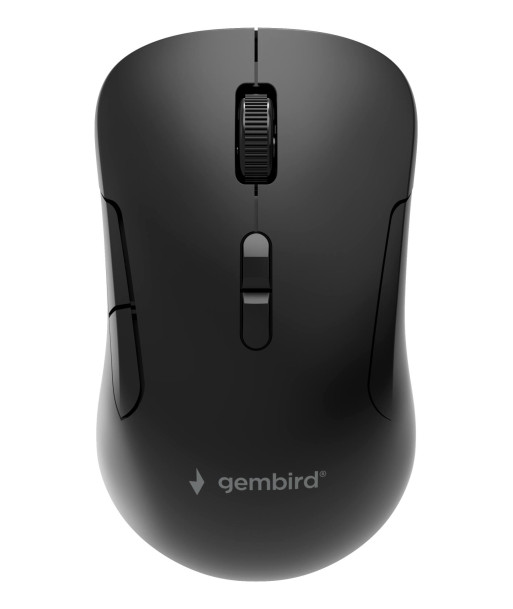 Gembird Dual-mode mouse, MUSW2-7B-01, Wireless, 2.4G, Bluetooth, Black