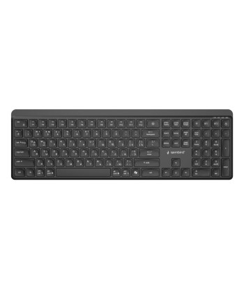 Клавиатура Gembird KB-WPS-03-CYRL, Wireless, Cyrillic, Bluetooth, Black