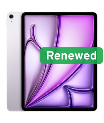 Apple Renewed Grade Factory-sealed, Apple iPad Air 13 2024 M2, Purple, 1000 GB, iPad OS