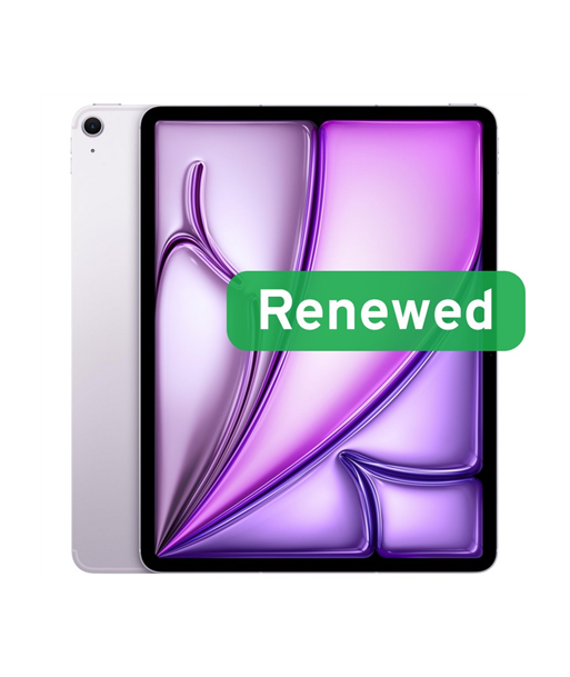 Apple Renewed Grade Factory-sealed, Apple iPad Air 13 2024 M2, Purple, 1000 GB, iPad OS