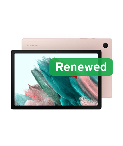 Samsung Renewed Grade Factory-sealed, Galaxy Tab A8 10.5, Pink Gold, 64 GB, Android