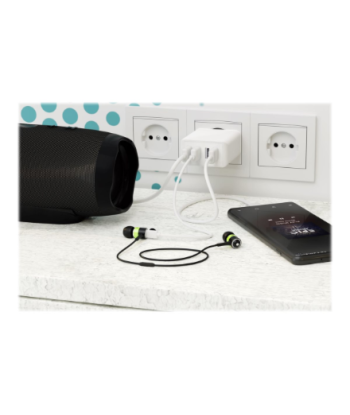 Goobay 44962 30 W USB-A Multiport Charger, White