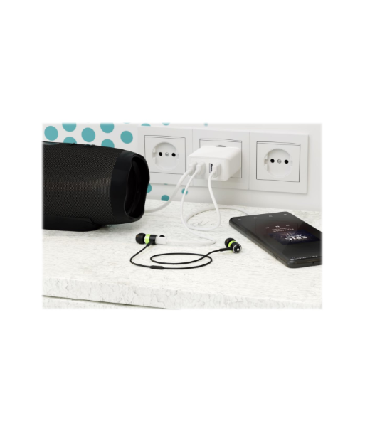 Goobay 44962 30 W USB-A Multiport Charger, White
