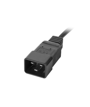 Lanberg Power Distribution unit (PDU) 19" 1U 16A 2M 4x C19 6x IEC C13 Sockets C20 | PDU-04I1906I-0200-C20-BK