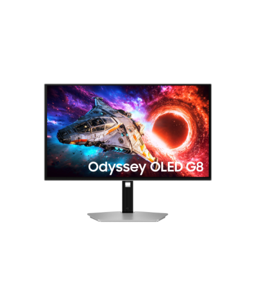 Samsung LS27HG800SUXEN, 27", QD-OLED, 16:9, 240 Hz, 0.03 ms, 3840 x 2160 pixels, 250 cd/m², HDMI ports quantity 2, Silver