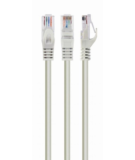 PATCH CABLE CAT6 UTP 0.25M/GREY PP6U-0.25M GEMBIRD