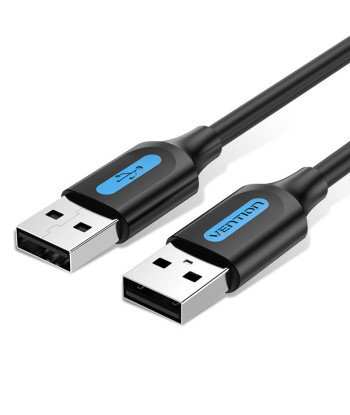 CABLE USB2.0 MALE TO MALE/1.5M BLACK COJBG VENTION