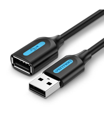 CABLE USB2.0 MALE TO FEMALE/3M BLACK CBIBI VENTION