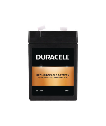 BATTERY 6V 4AH VRLA/DR4-6 DURACELL