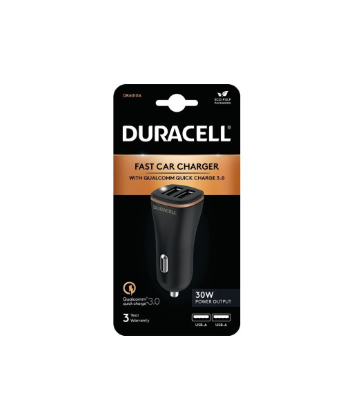 MOBILE CHARGER CAR USB/2P DR6010A DURACELL