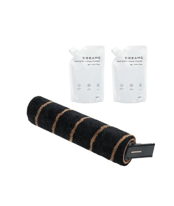 Tolmuimeja Accessory DREAME Soft Brush Roller*1+ Multi-Surface Floor Cleaner 300ml*2 Model VFBA For R20, V18, Z10, Z30 VFBA