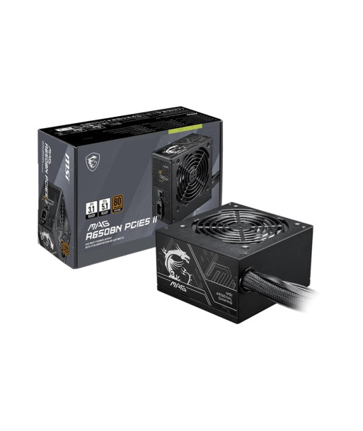 Power Supply MSI ATX PC 100 - 240 V 650 W MAGA650BNPCIE5II