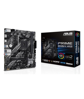Mainboard ASUS AMD B550 SAM4 Micro-ATX Memory DDR4 Memory slots 2 1xPCI-Express 3.0 1x 1xPCI-Express 3.0 16x 1xPCI-Express 4.0