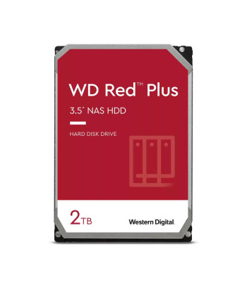 HDD WESTERN DIGITAL Red Plus 2TB SATA 64 MB 5400 rpm 3,5" WD20EFPX