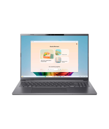 Notebook ACER Aspire Aspire 16 AI CPU Qualcomm Snapdragon X1-26-100 3 GHz 16" 1920 x 1200 pixels RAM 32 GB LPDDR5x-SDRAM SSD