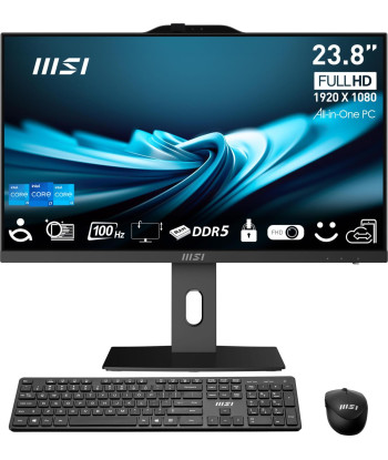 Monoblock PC MSI CPU Intel Intel® CoreT i5 i5-14400 RAM 16 GB DDR5-SDRAM Screen 23.8" 1920 x 1080 pixels Storage 512 GB SSDs