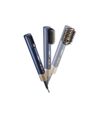 BABYLISS, Hair styling comb, AS6550E, Ion conditioning, Number of heating levels 3, 1500 W, Blue/Gold