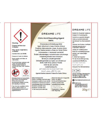 VACUUM ACC CITRIC ACID DESCAL./AGENT HNFA DREAME
