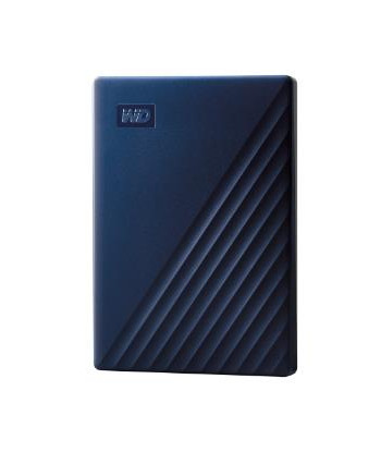 External HDD WESTERN DIGITAL My Passport for Mac WDBA2F0050BBL-WESN 5TB USB-C USB 3.2 Colour Midnight Blue WDBA2F0050BBL-WESN