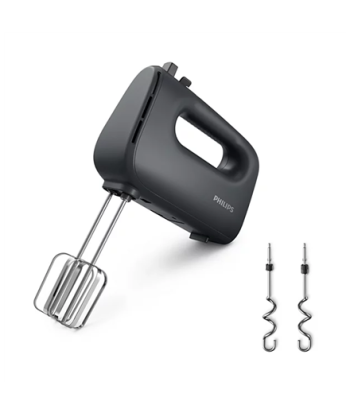 Philips Hand mixer, HR3739/00 5000 Series, Hand Mixer, 400 W, Number of speeds 5, Turbo mode, Black