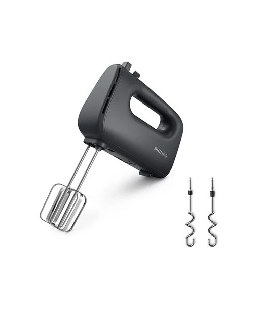 Philips Hand mixer, HR3739/00 5000 Series, Hand Mixer, 400 W, Number of speeds 5, Turbo mode, Black