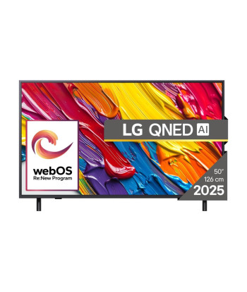 ТВ LG 50" 4K/Smart 3840x2160 Wireless LAN Bluetooth webOS Black 50QNED82A3B