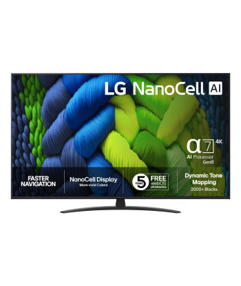TV LG 65" 4K Ultra HD 3840 x 2160 pixels Flat 16:9 LED 65NANO82A6B