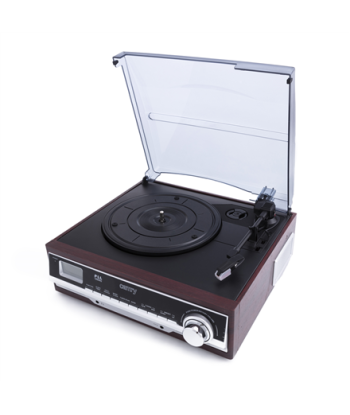 Виниловый проигрыватель Camry, with radio, CR 1113, AUX in, Brown