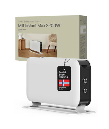 Konvektsioon küttepaneel Mill, Heater, CO2200MECMAX, 2200 W, Number of power levels 3, Suitable for rooms up to max 30 m²