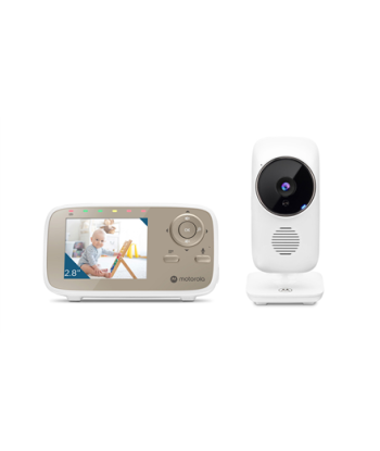 Видеоняня Motorola, VM483 2.8", White/Gold
